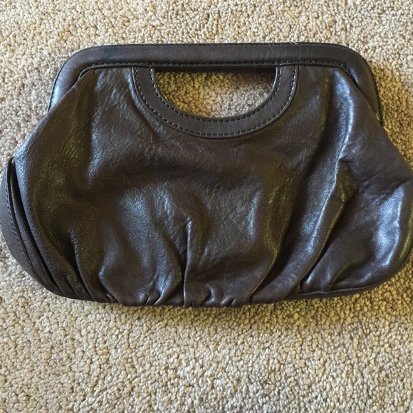 Chocolate Brown Linea Pelle Clutch 🎀