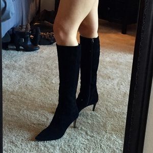 Via Spiga Black Suede Christy Boot size 7