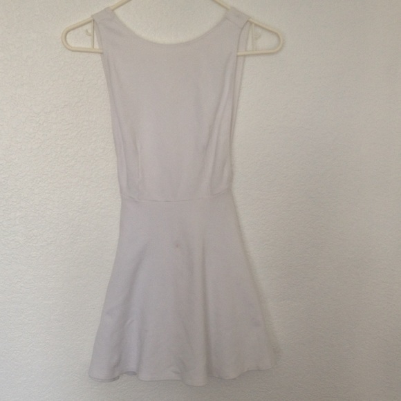 AA White Ponte Dress