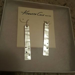 Kenneth cole silver earrings