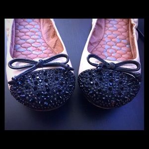 👯 Sam Edelman Nude & Black Studded Flats 👯