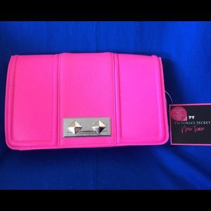 Victoria's Secret hot pink clutch