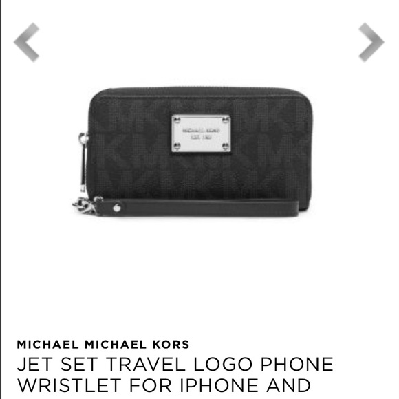 Dark Brown Michael Kors wristlet