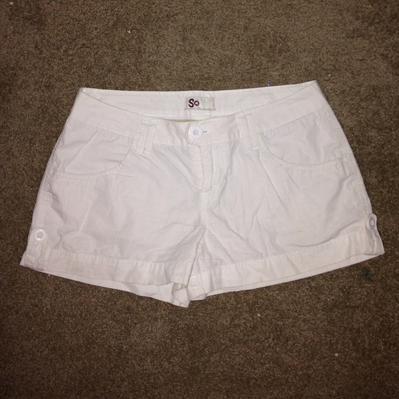 White So Shorts
