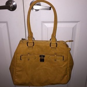 J LO...Mustard Handbag. Clean & Very Gentle Used!