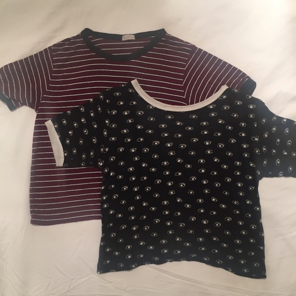 rare brandy melville john galt crop top