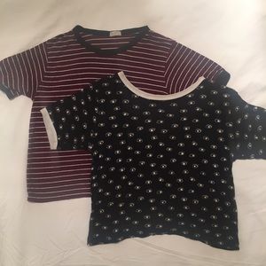 rare brandy melville john galt crop top