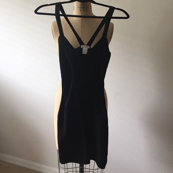 Worn once. Black bandage dress by La Cite Paris