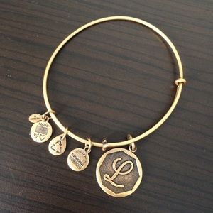 Alex & Ani "L" bracelet