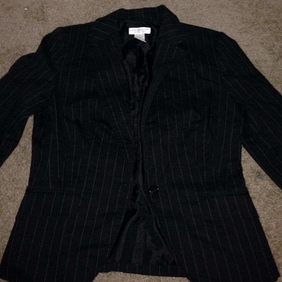 Pinstriped Worthington Stretch Blazer - Picture 1 of 1