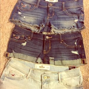 DENIM DESTROYED SHORTS 💙