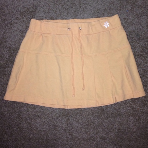 Pastel Orange Skirt with Drawstring - Picture 1 of 1