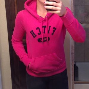 Abercrombie pink sweatshirt