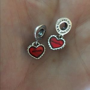 Pandora Mother Daughter Charms