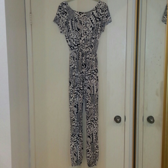 Black & white jumpsuit