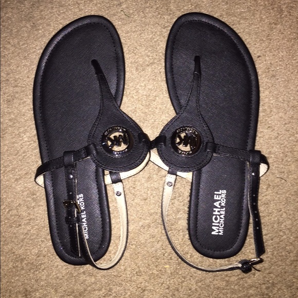 Micheal Kors Black Sandals