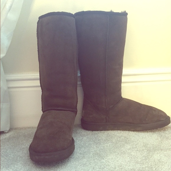 Chocolate Brown Tall ugg boots