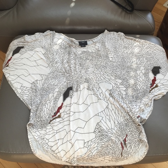 Anthropologie Deletta medium butterfly wing blouse