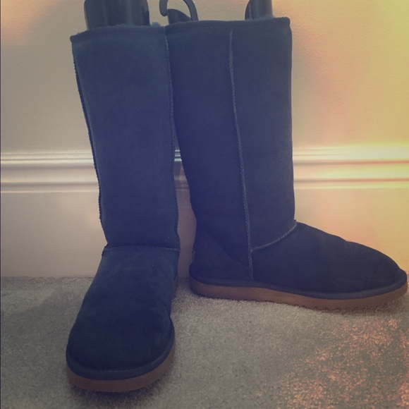Navy Blue Tall Ugg Boots