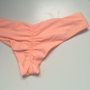 peach bathing suit bottoms (: