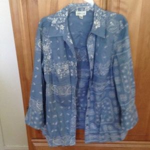 Coldwater Creek Button-Up