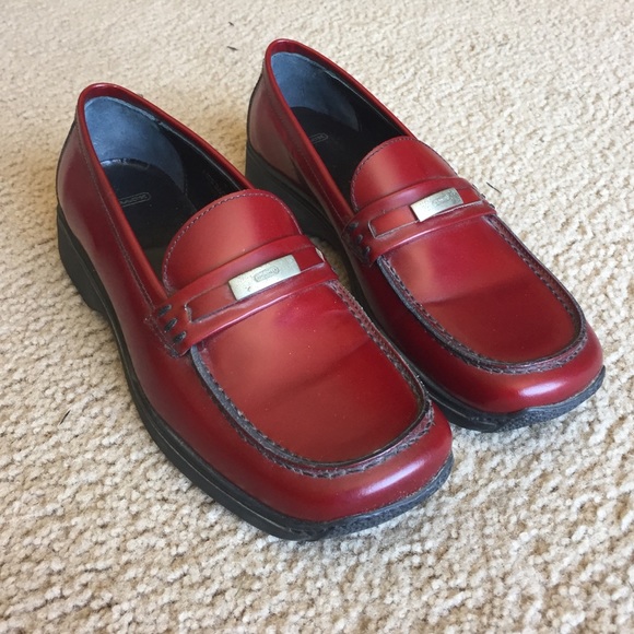 Coach penny loafers