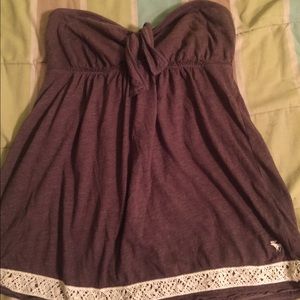Abercrombie & Fitch tube top in brown