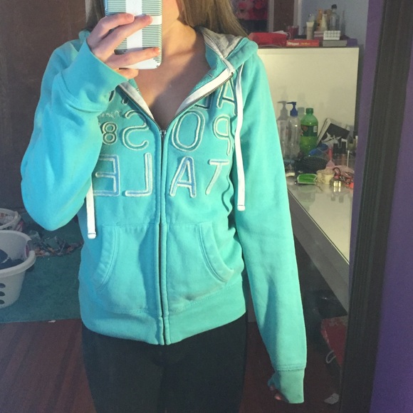 💟 AEROPOSTALE 💟 zip up hoodie in Aqua
