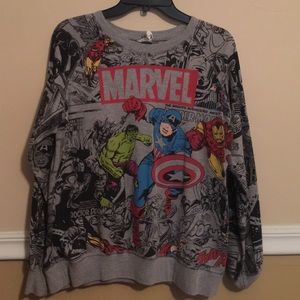 Marvel reversible pullover
