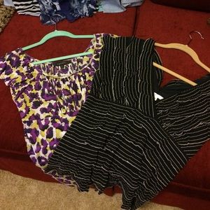 💕TWO Blouses - Medium