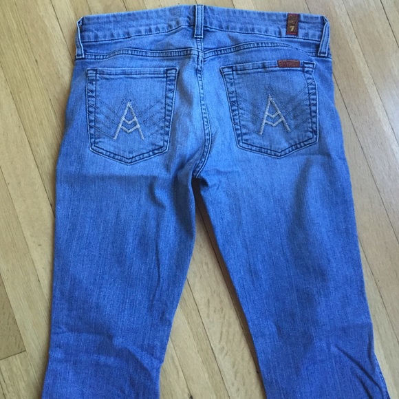 7 FOR ALL MANKIND stretchy flare jeans - Picture 2 of 4