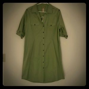 Safari shirt dress