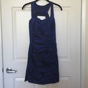 Royal blue semi formal dress