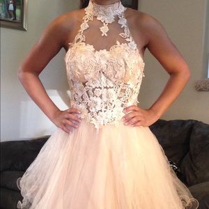 Lace Homecoming Dress - Dave & Jonny
