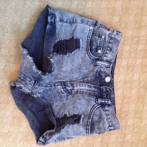 High waisted shorts