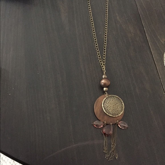 Brown statement necklace - Picture 1 of 1
