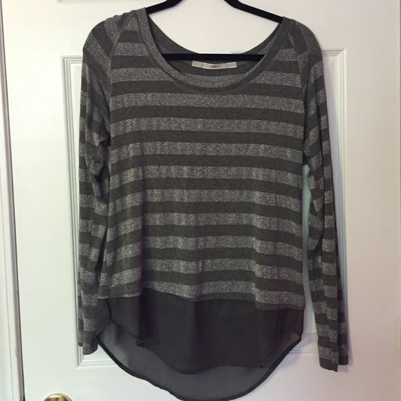 Silver Striped Shirt