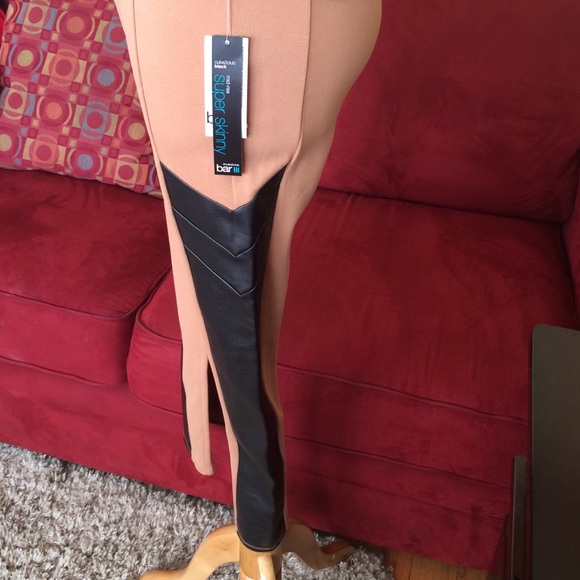 NWT Bar III #cube2club super skinny leggings - Picture 2 of 4