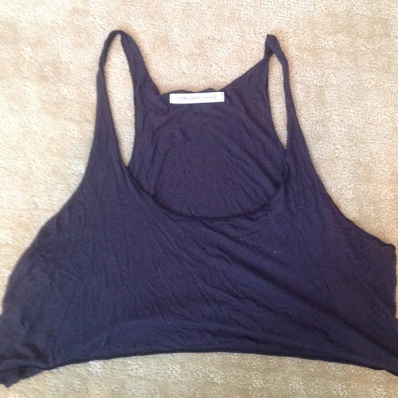 Black crop top