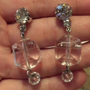 Clear Chandelier Earrings