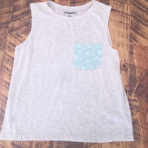 Blue pineapple work out shirt