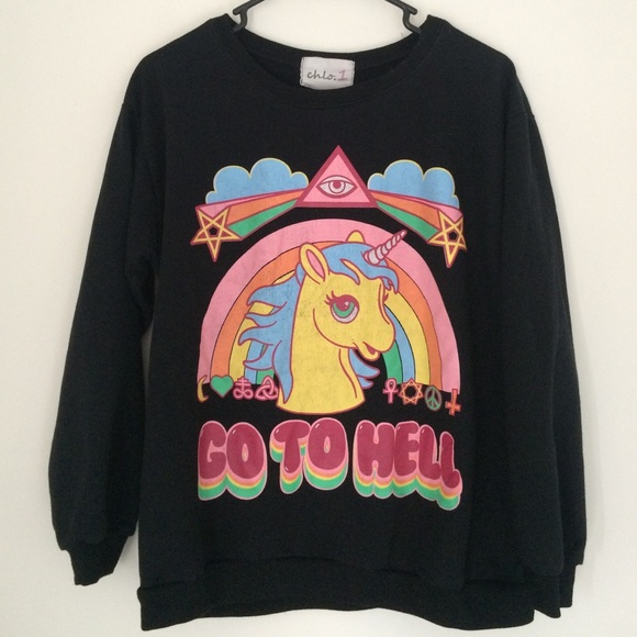 Go to hell sweatshirt 💖