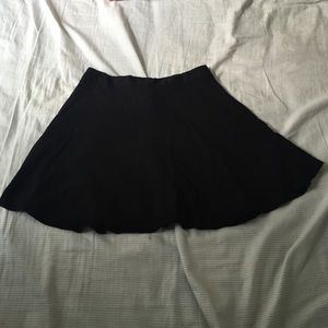 Black skater skirt