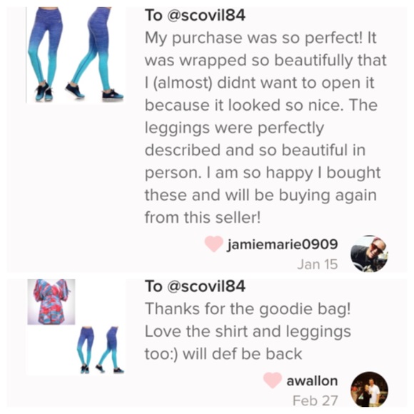 Ombré Athletic Leggings - Picture 3 of 3