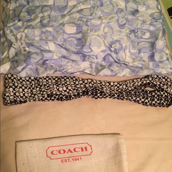 100% authentic COACH scarf Bundle!
