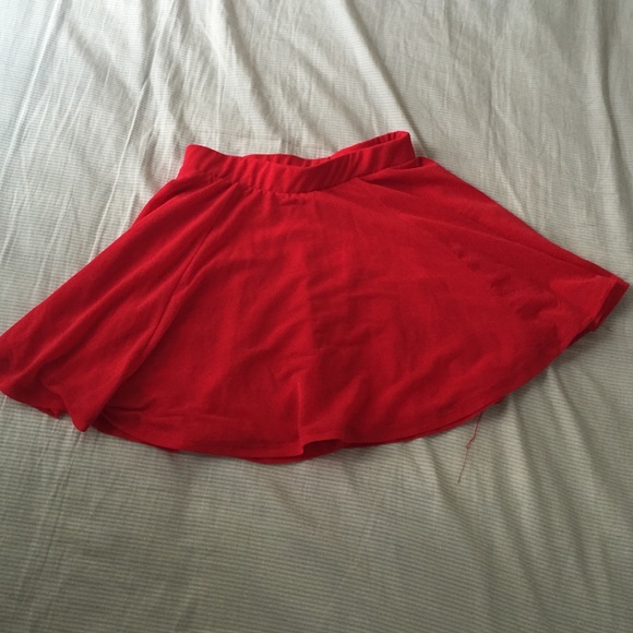Pink/red skater skirt