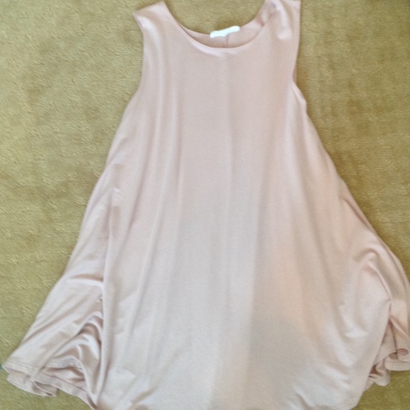 Peach tunic dress