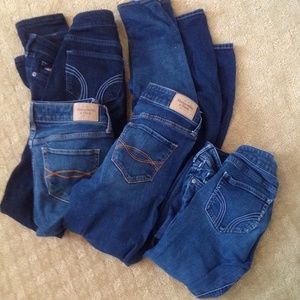 Abercrombie and hollister jeans/ each $20
