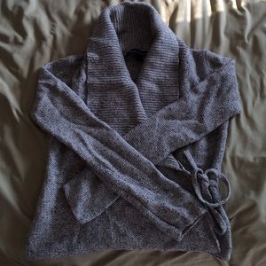 French Connection wrap sweater, size M