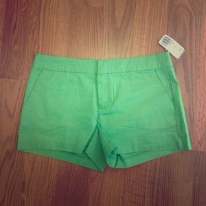 Lime Green Woven Shorts -- F21 -- NWT